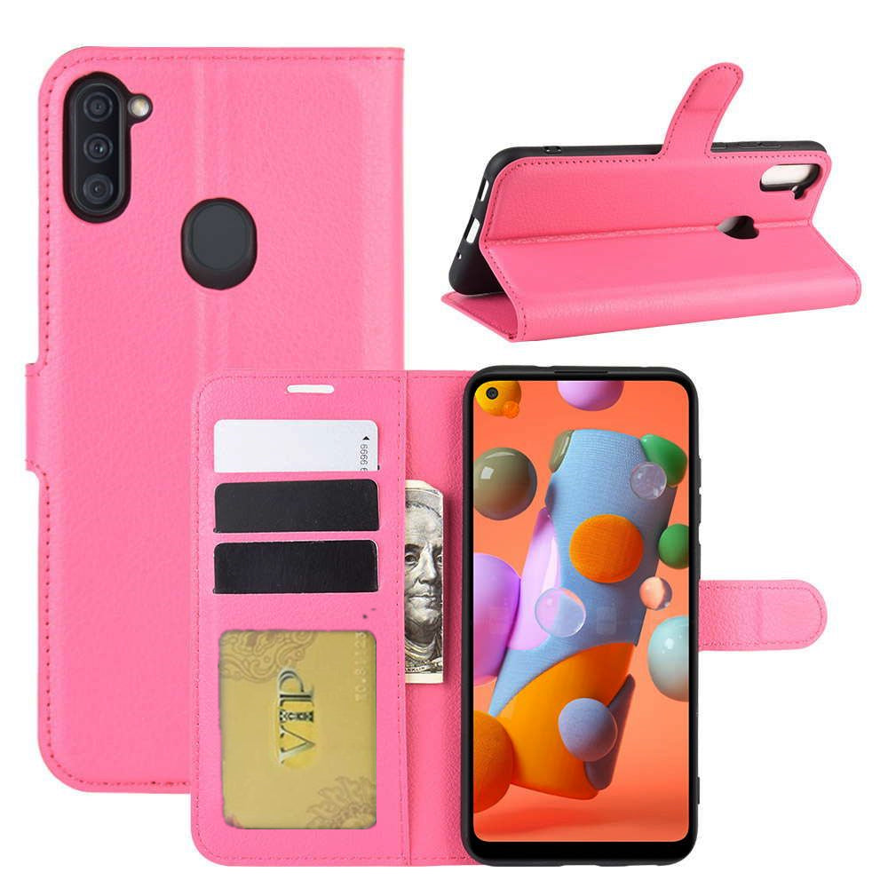 Leather Folio Wallet Case for Samsung Galaxy A11 Leather Folio Wallet Case for Samsung Galaxy A11